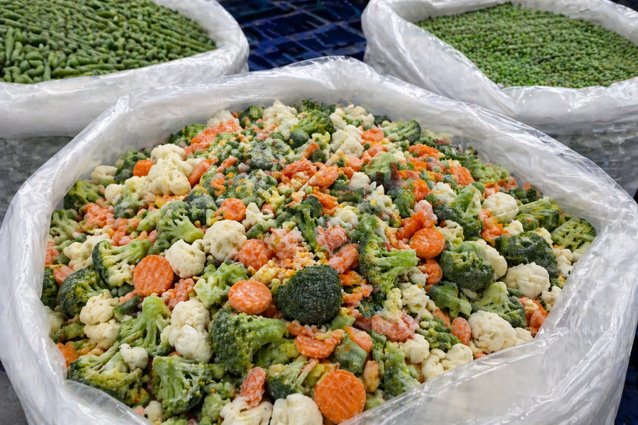 Vegetales congelados